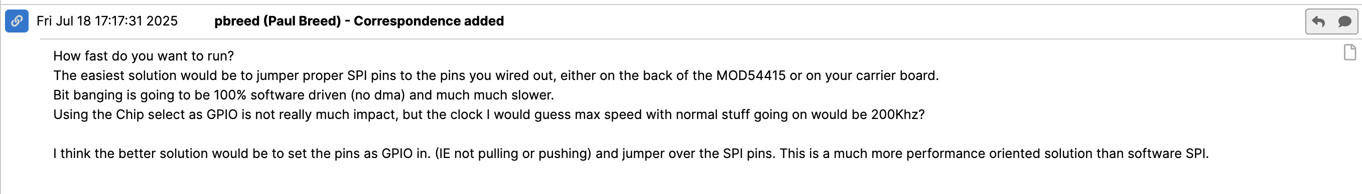 Better workaround is jumping